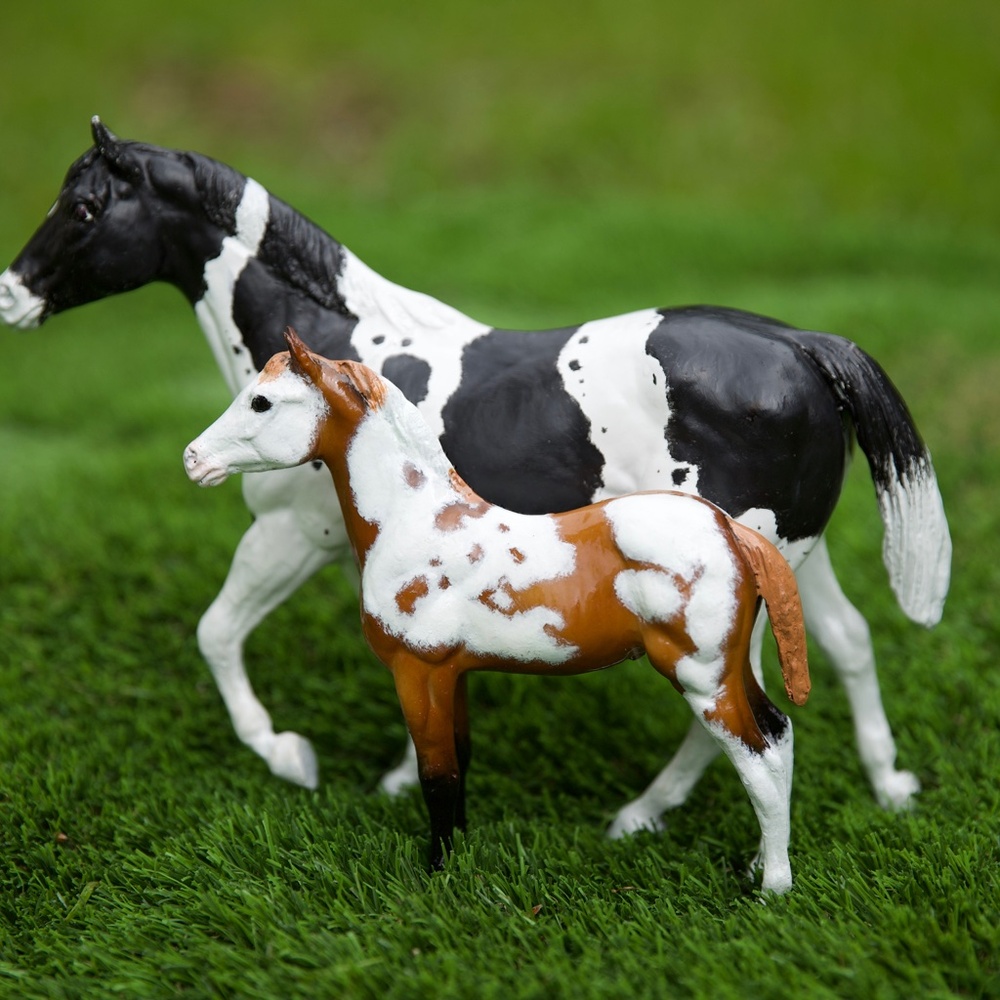 Custom Breyer horse and foal - Picture 4 of 5